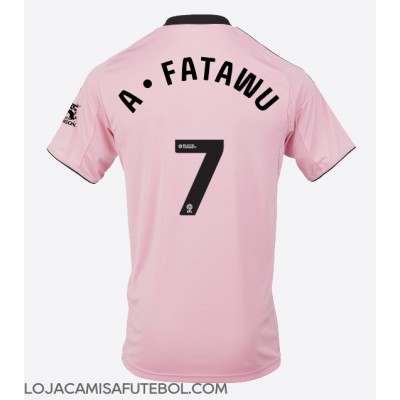 Camisa de Futebol Leicester City Issahaku Fatawu #7 Equipamento Alternativo 2025-26 Manga Curta Camisa de Futebol Leicester City Issahaku Fatawu #7 Equipamento Alternativo 2025-26 Manga Curta